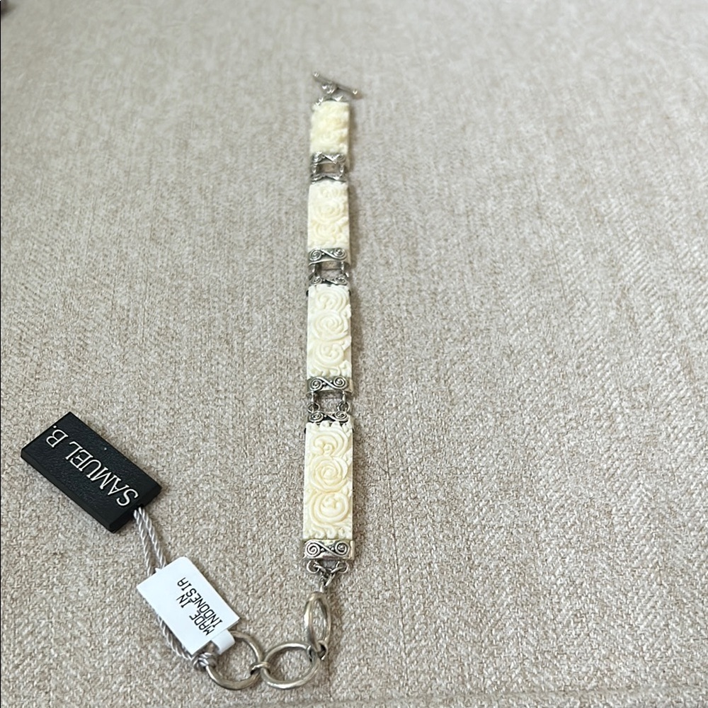Samuel Bone Carved Bracelet